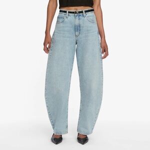 Frame Denim Light Blue Bubble Jeans